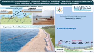 Пляжи в Светлогорске становятся шире
